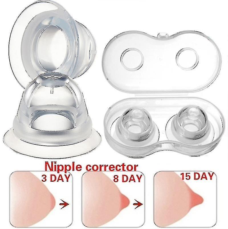 Get It 2pcs Nipple Correction Appliance For Pregnant Women And Girls Invisible Nipples Flat Suction Nipple Corrector