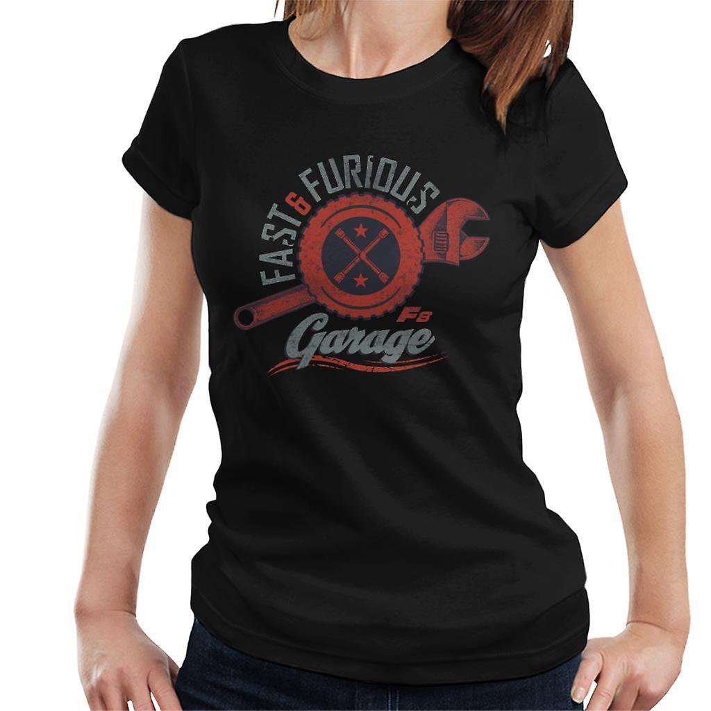 Fast & Furious Fast and Furious 8 Garage Logo Women's T-Shirt Black Large