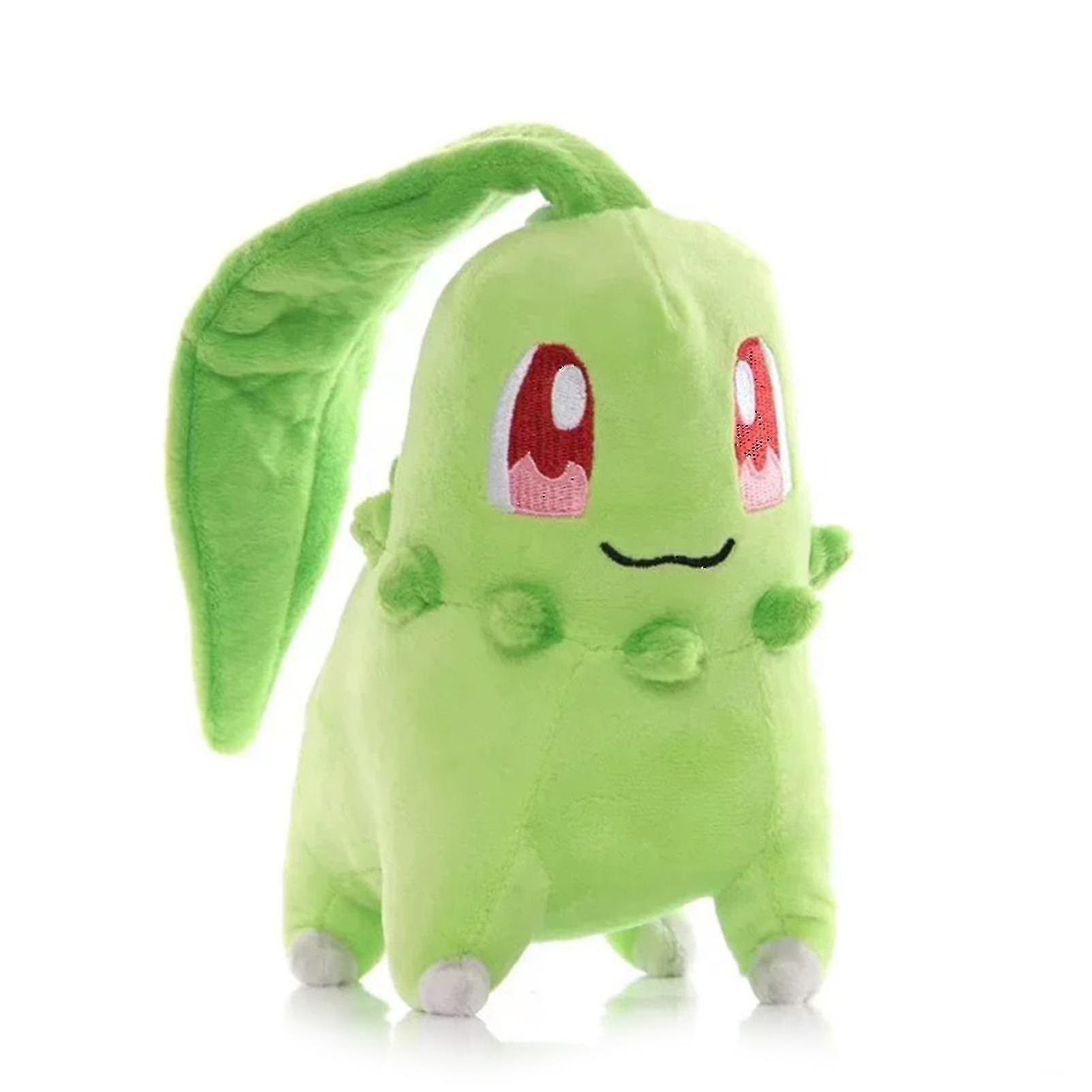 Mingerda Chikorita 20cm Plush Doll Toys Soft For Kids Gifts Plush Figure Stuffed Soft Doll A