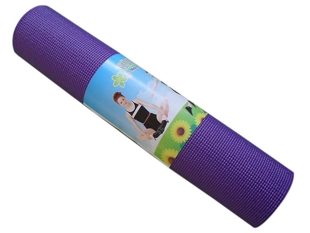 Yesfit Pvc Fitness Non-slip Professional Yoga Mat, Multifunctional Mat Yoga Mat Dance Mat-pilates And Floor Exercise purple