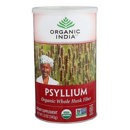 Organic India Organic Whole Husk Psyllium, Organic, 12 Oz (Pack Of 1)