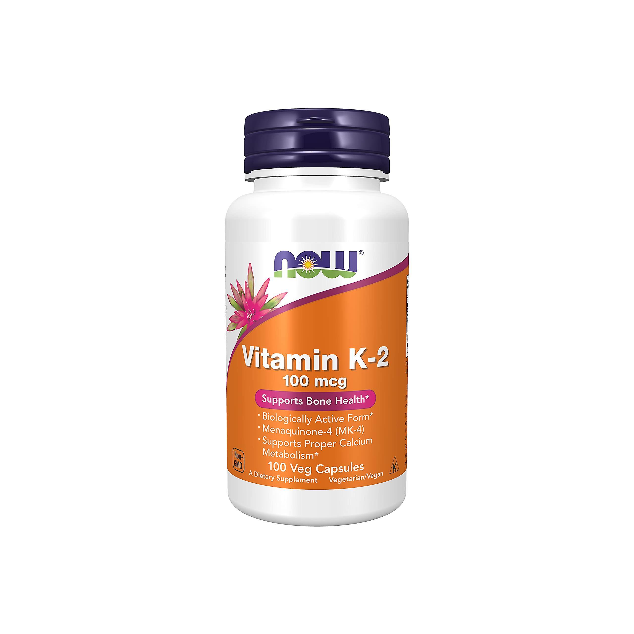 Now! Now foods vitamin k2 mcg 100 veg capsules