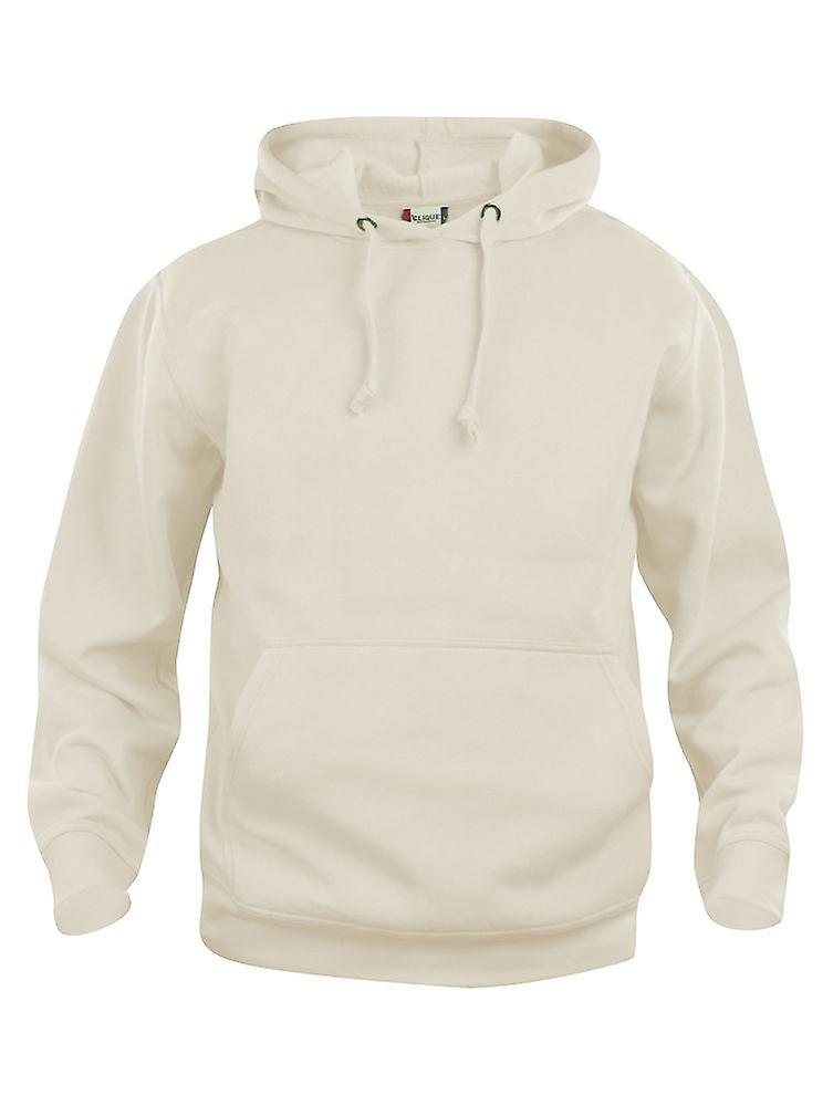 Clique Basic Hoodie | Unisex | Medium Weight Hooded Jumper Khaki M