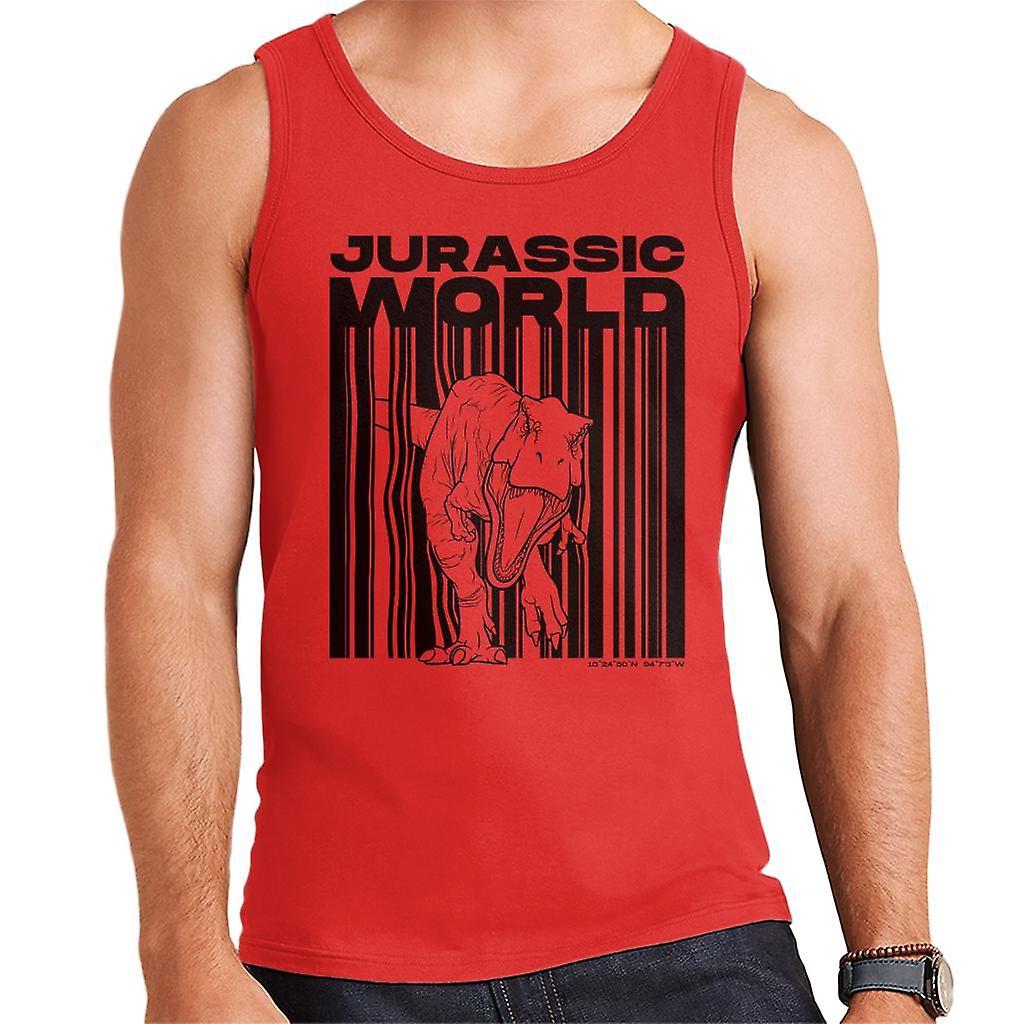 Jurassic Park Jurassic World Tyrannosaurus Rex Men's Vest Red Large