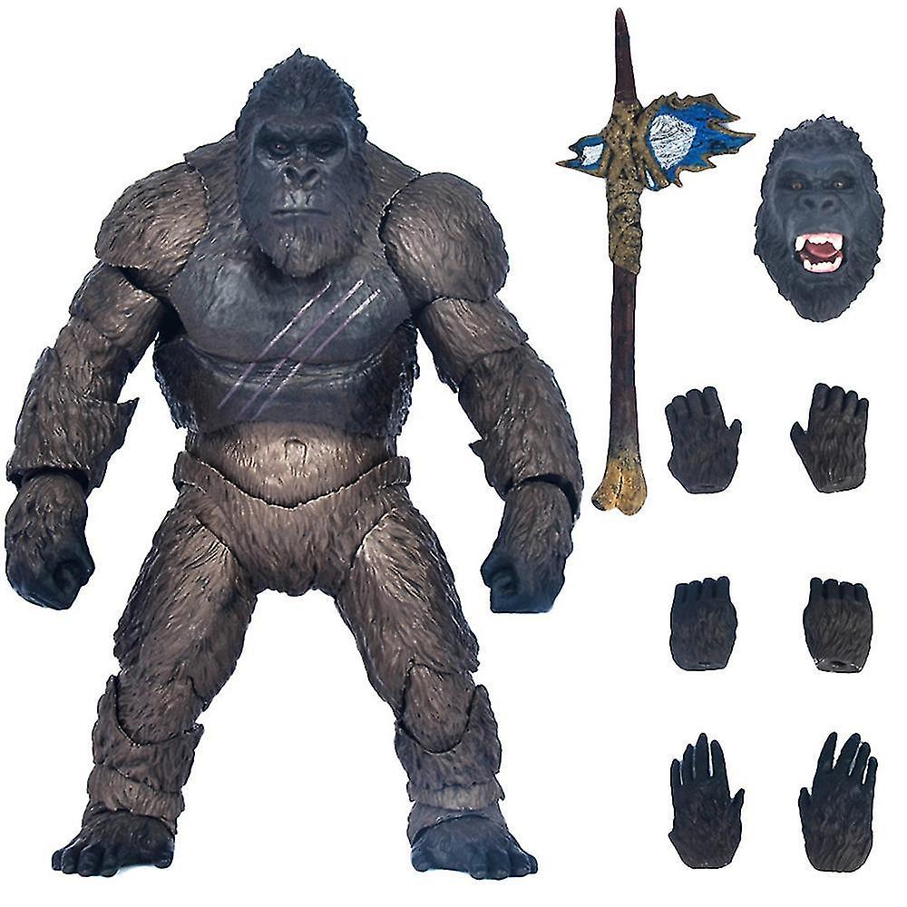 Mingerda Godzilla vs Kong King Kong Movie Collectable Battle Kong Articulated Action Figure Monkey Model Toys Set Gifts