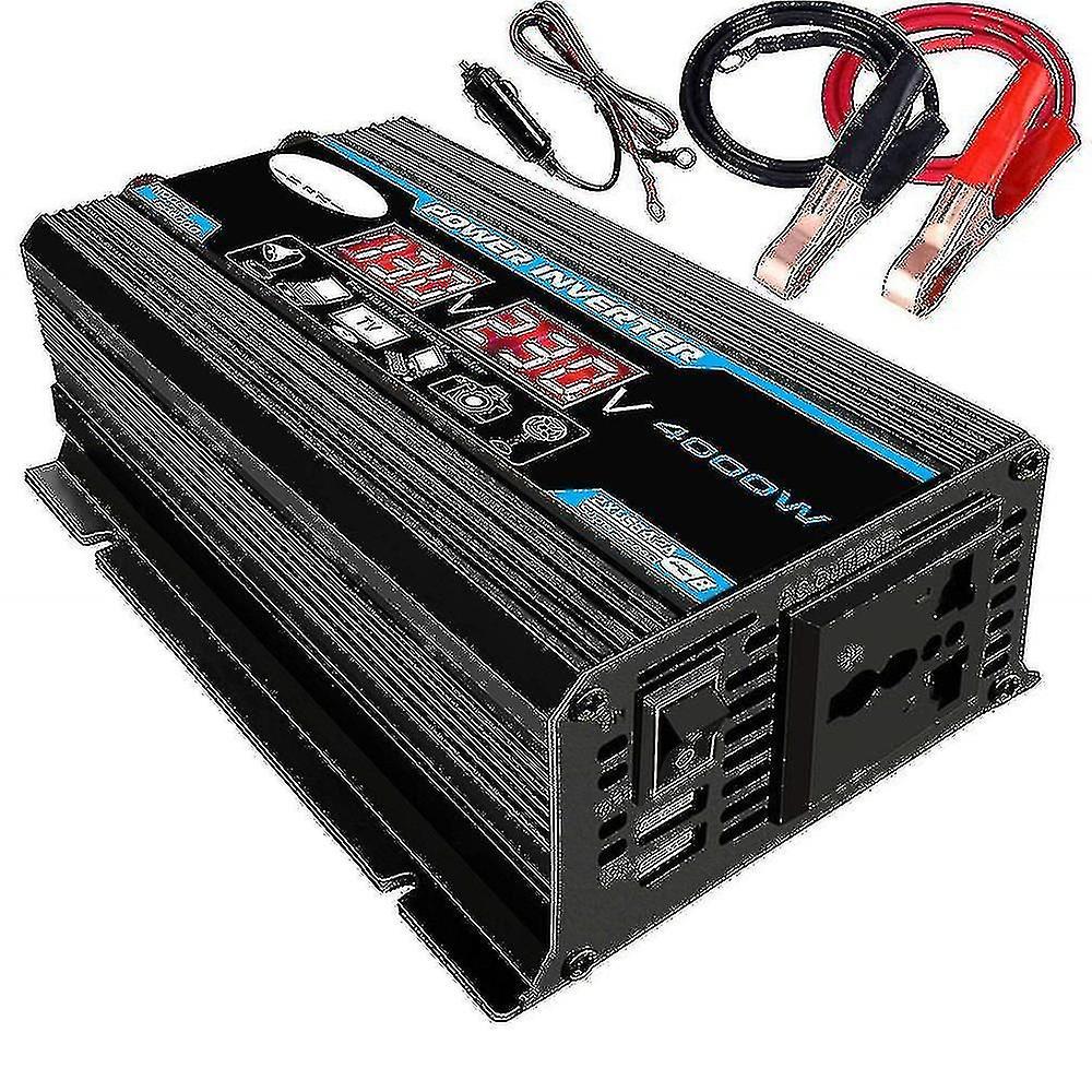 Gunest 4000w Converter 12v 220v Pure Sine Wave Inverter Pure Sine Wave Transformer With Remote Control & The Best One