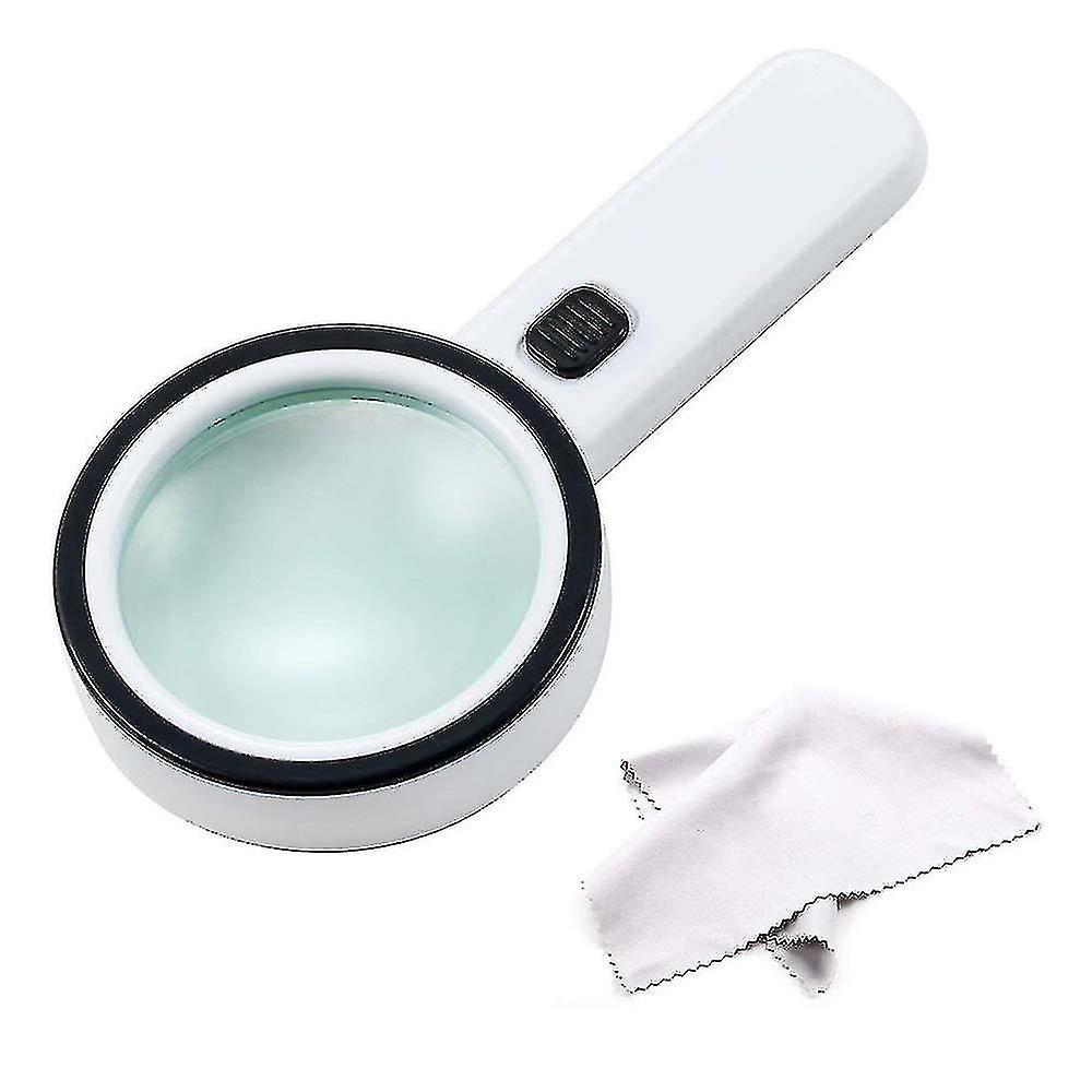 Guangzhou Yunlong Trading Co., 30x High Handheld Strong Magnifying Glass With 12 Led And Uv Light