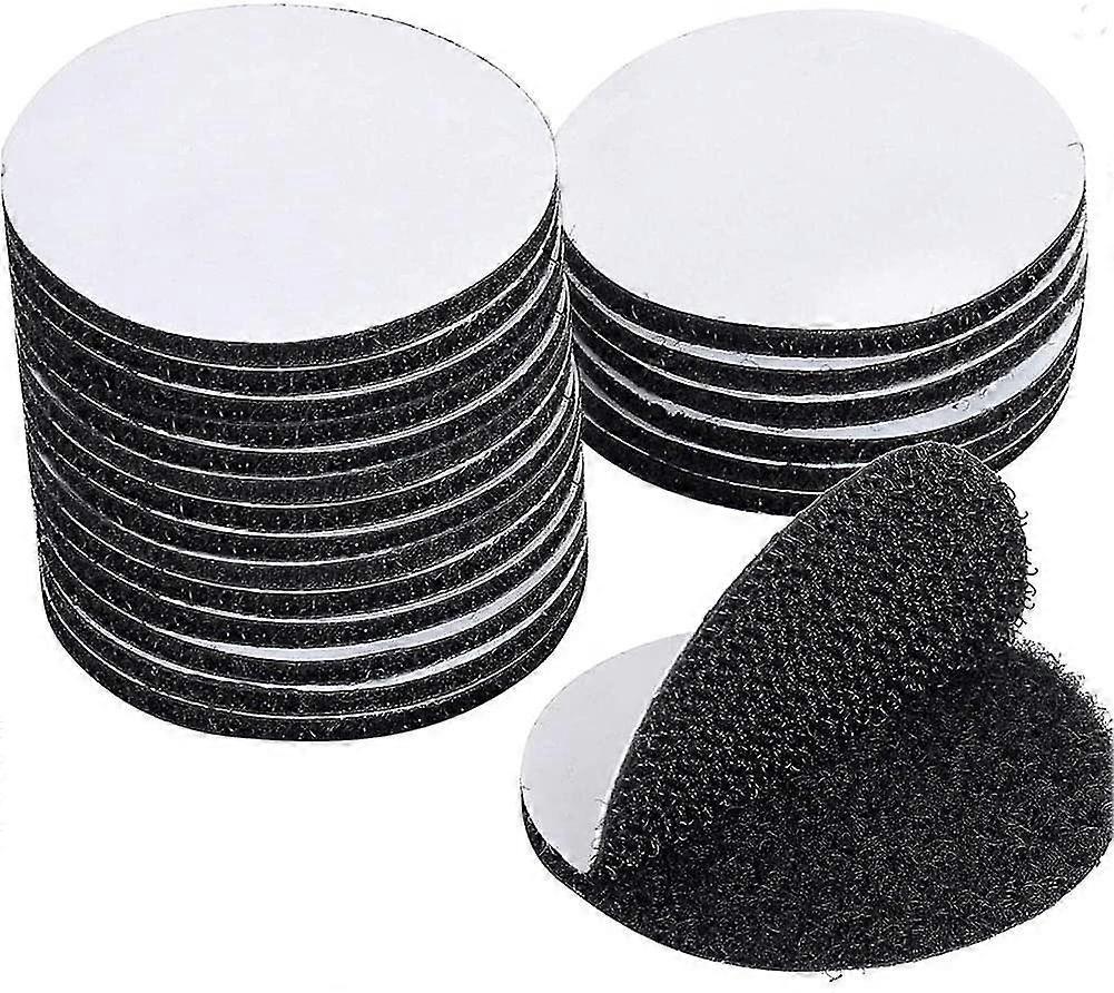 Phwj 60 Pieces Super Strong Self-adhesive Reusable Velcro Tape, Double Sided Adhesive Velcro Tape, Extra Strong Self-Velcro