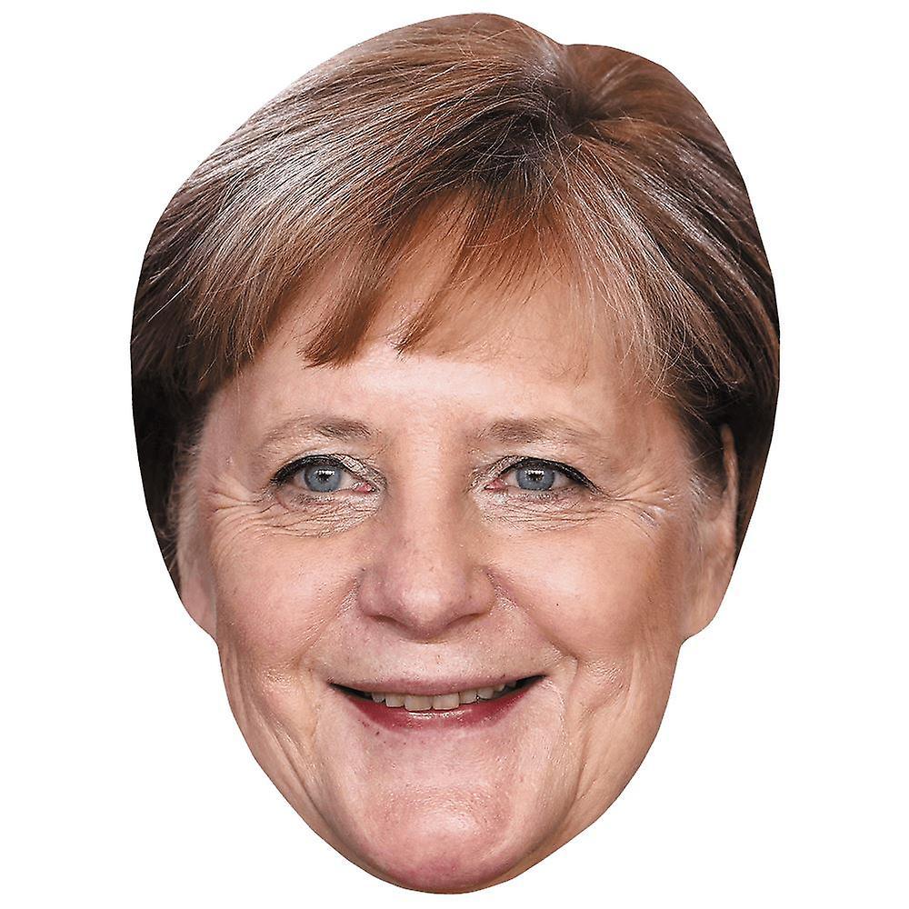 Celebrity Cutouts Angela Merkel (Short Hair) Celebrity Mask, Flat Card Face