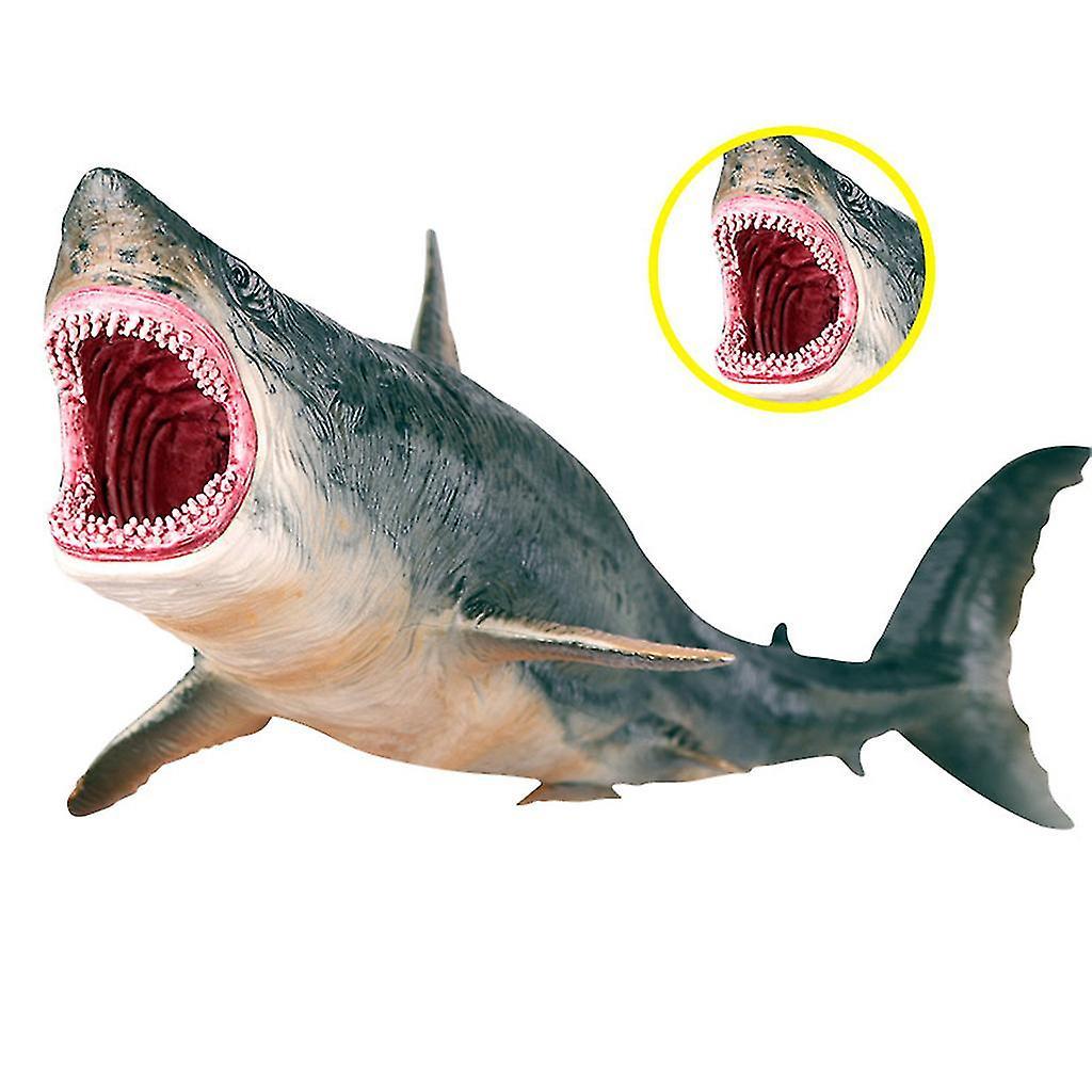 Cryin Realistic Megalodon Figurine Marine Animal Model Toy For Kids Hobby Collectors