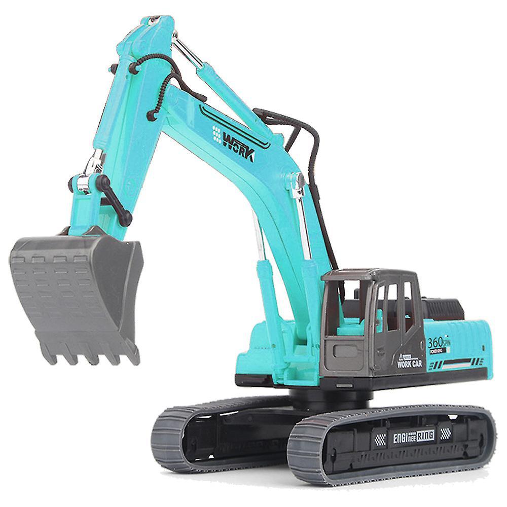 Yydd Engineering Simulation Excavator Children's Toys.suitable For Children Aged 4, 5 And 6 cyan