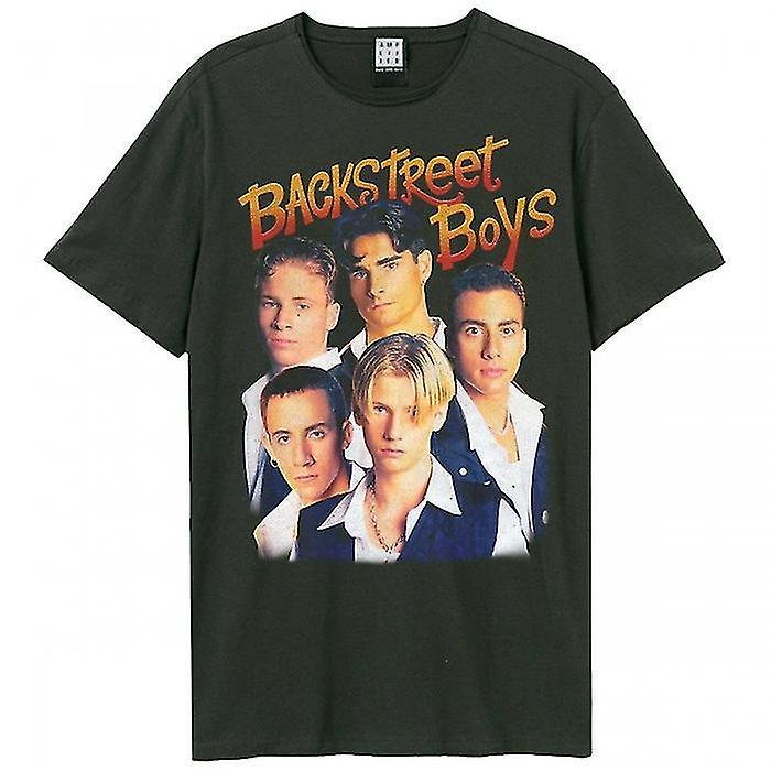 Amplified Unisex Adult Early Days Backstreet Boys T-Shirt Charcoal XL