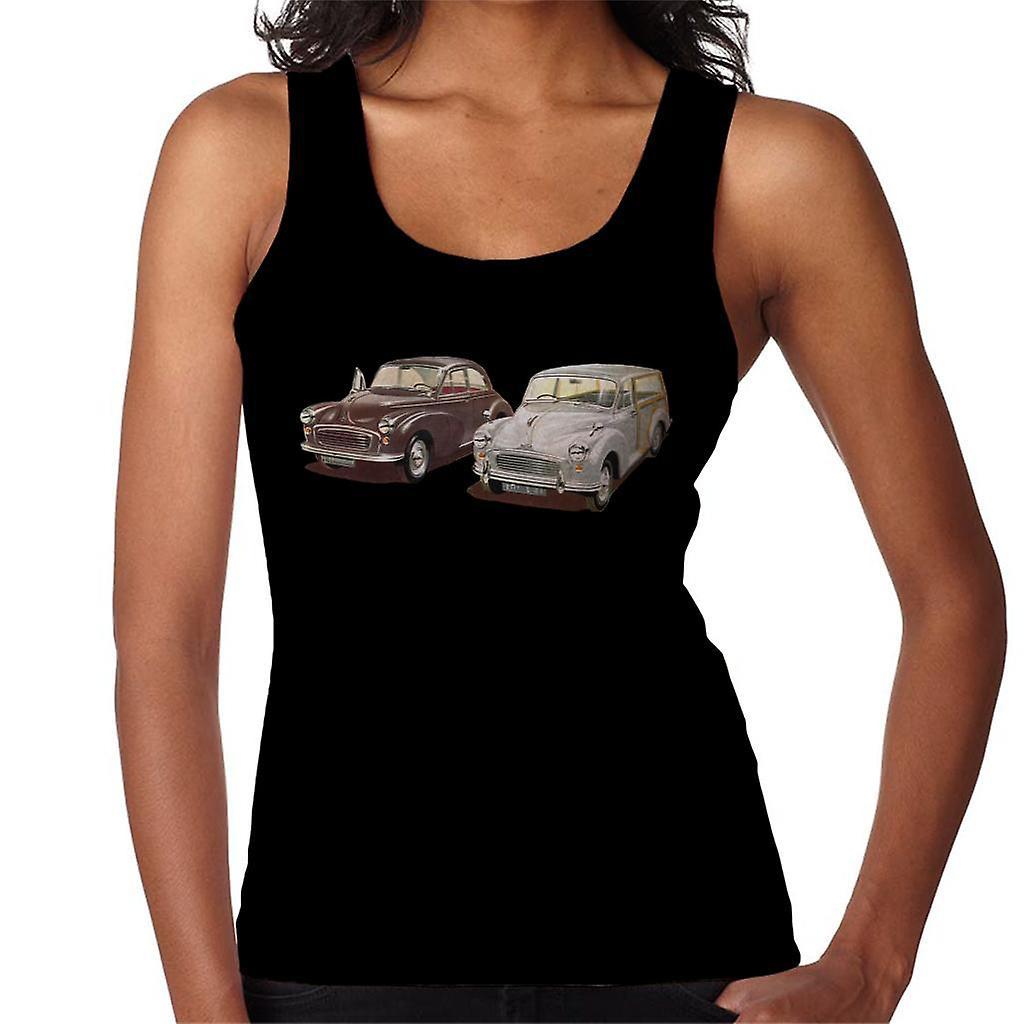 Morris Minor Classic British Motor Heritage Women's Vest Black XX-Large