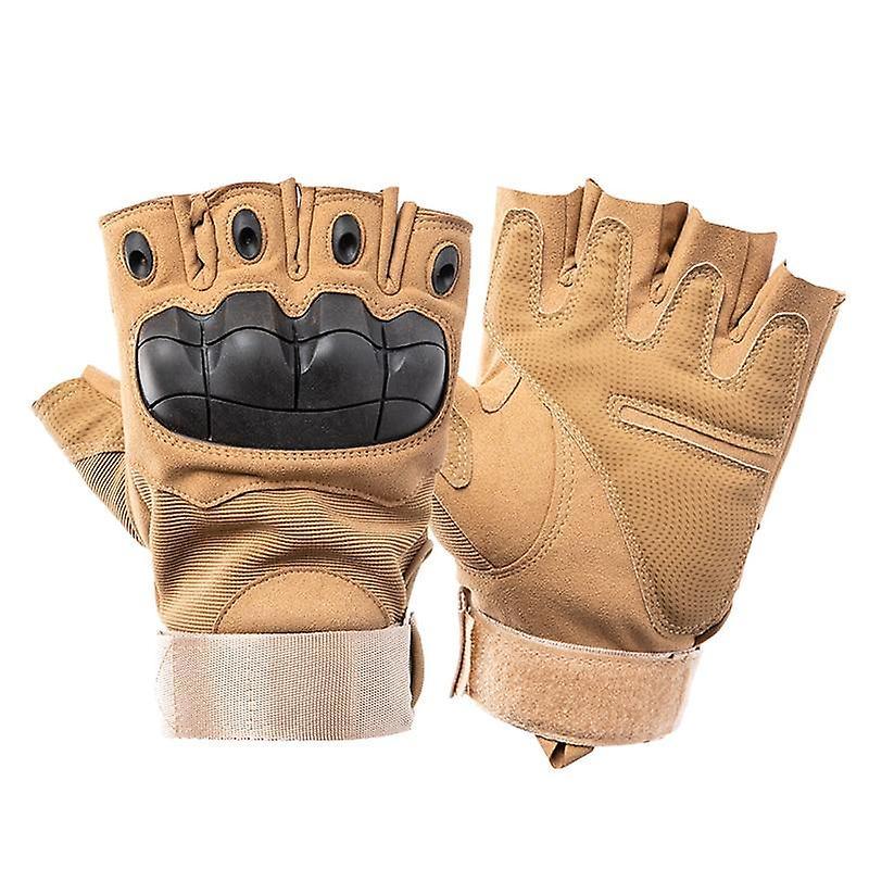 Slowmoose Military Tactical Full Finger Men Glove-s L / Half Khaki