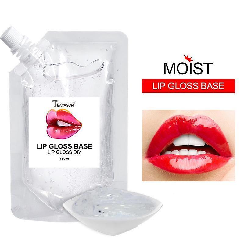 Slowmoose Lip Gloss Base Oil  Non-stick Lipstick - Raw Material Moisturizing Gel 50ml MOIST