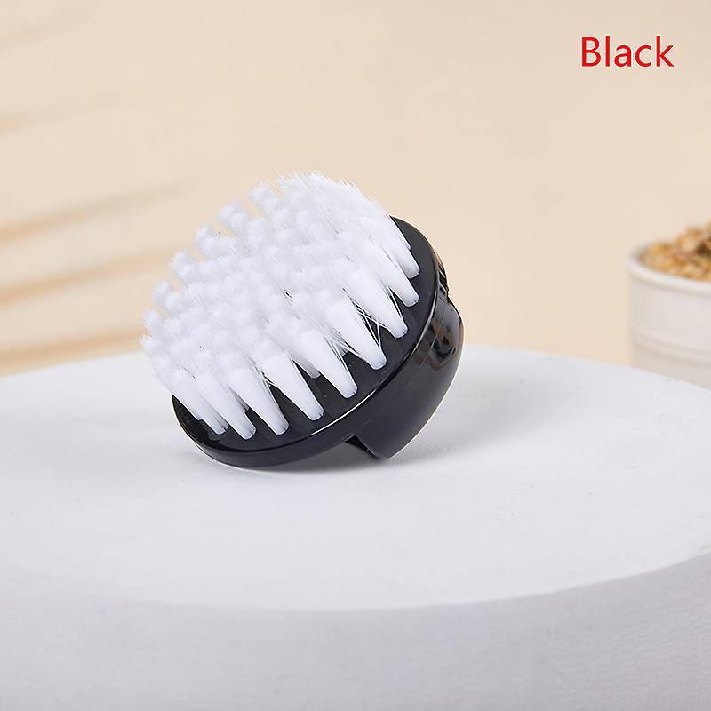 Uclac Nail Brush Nail Art Pedicure Cleaning Scrubbing File Tool Soft Remove Dust Salon Black