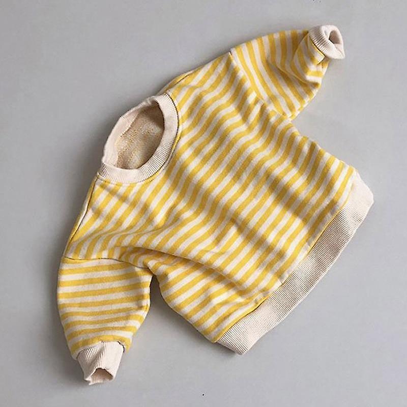 Slowmoose Spring/autumn, Striped  Sweatshirt yellow 24M