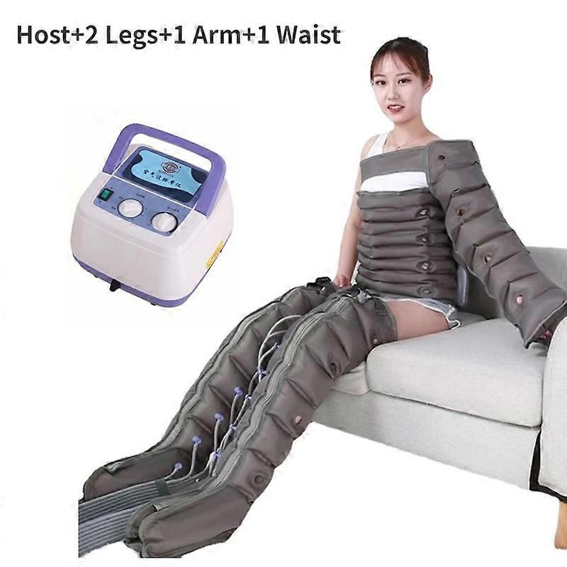 Arysiedder 4 Cavity Air Compression Leg Massager Electric Airbag Massage Promote Blood Circulation Salon SPA lymphatic Drainage Device host arm leg...