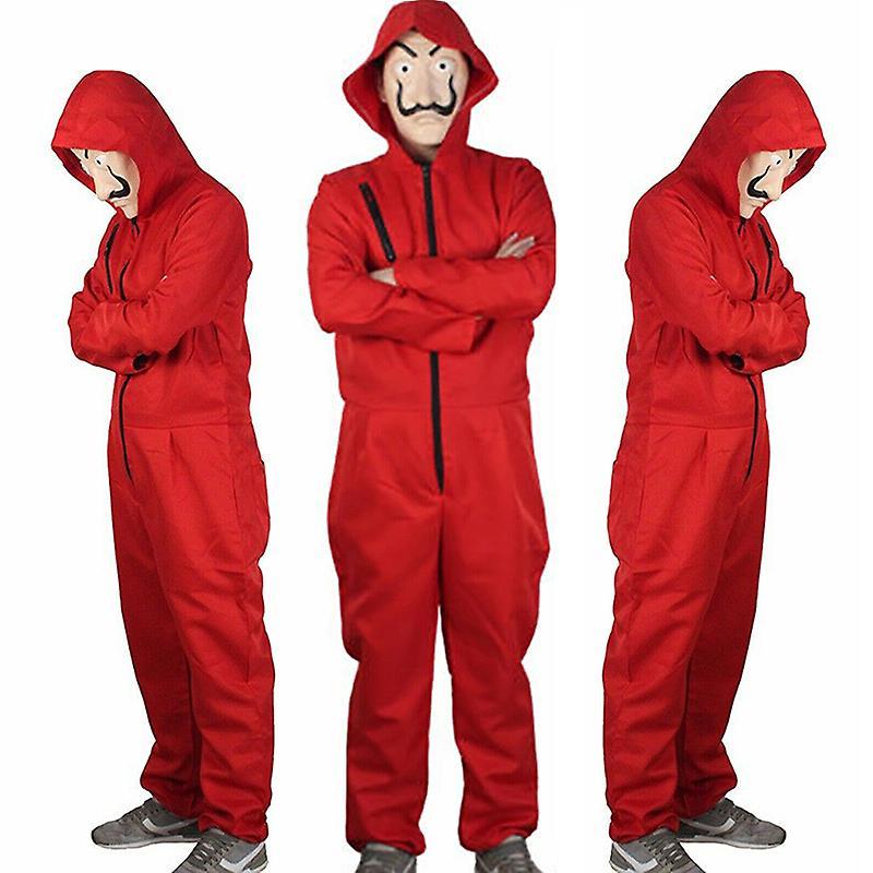 Unbrand Unisex For Salvador Dali La Casa De Papel Money Heist Cosplay Halloween Costume M