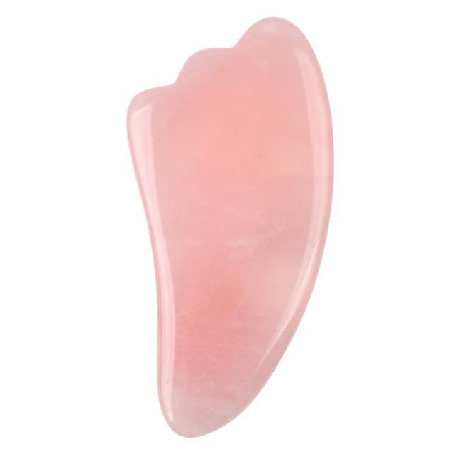 Slowmoose Natural Rose Quartz Massage Stone - Facial Spa Tool guasha2