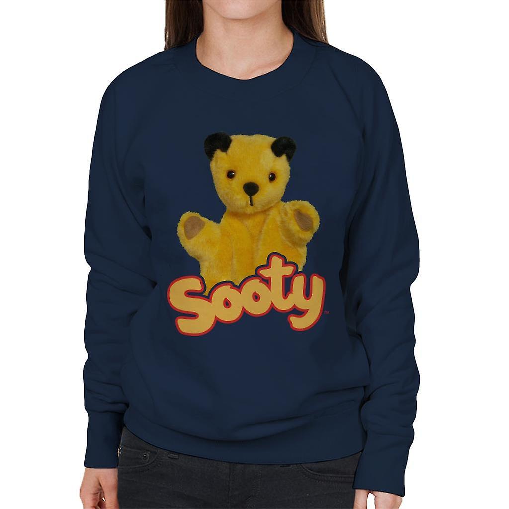 Sooty Wave Logo Women's Sweatshirt Navy Blue XX-Large