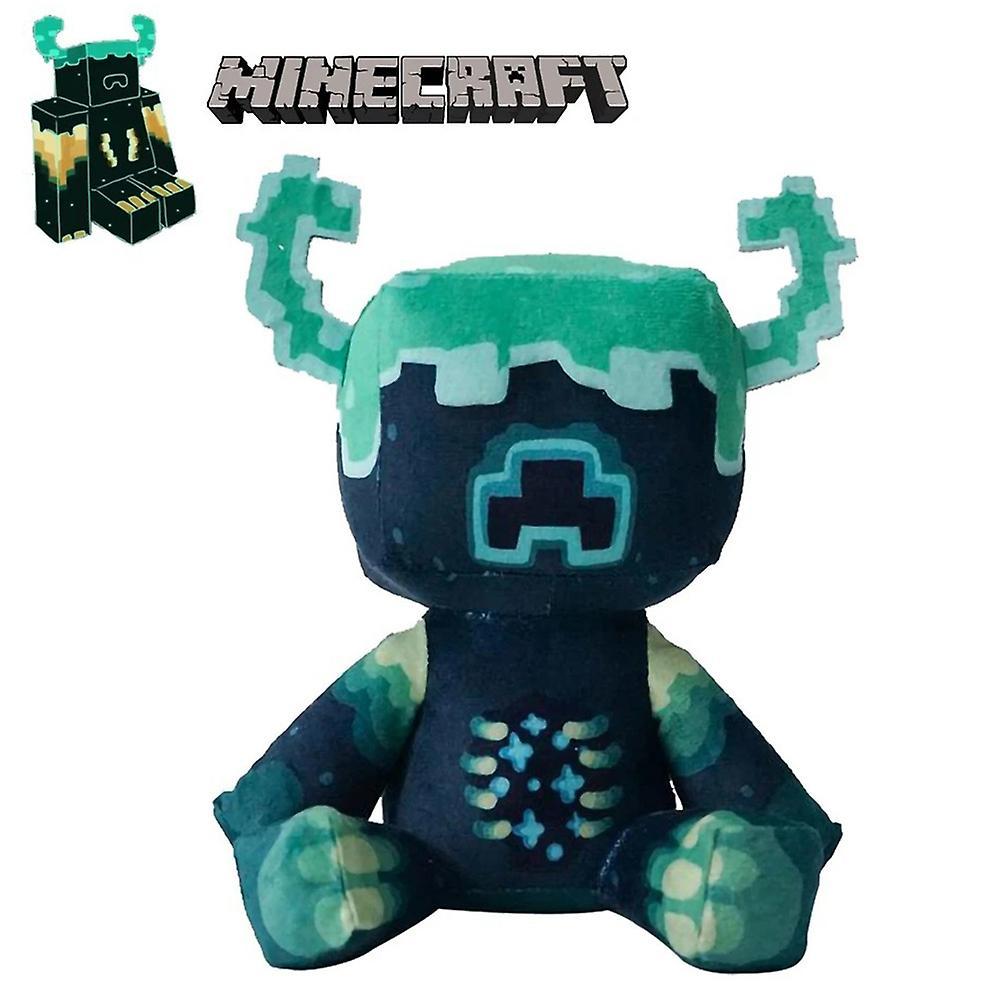 Elciaicle Minecraft Soft Plush Doll Warden Throw Pillow Game Stuffed Toy Kids Christmas Gift