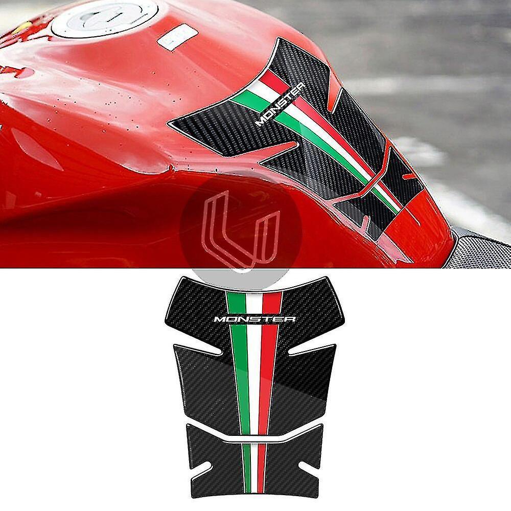 Tianzun Motorcycle 3d Fuel Tank Pad Protective Stickers Decals For Ducati Monster 600 620 695 750 800 900 1000