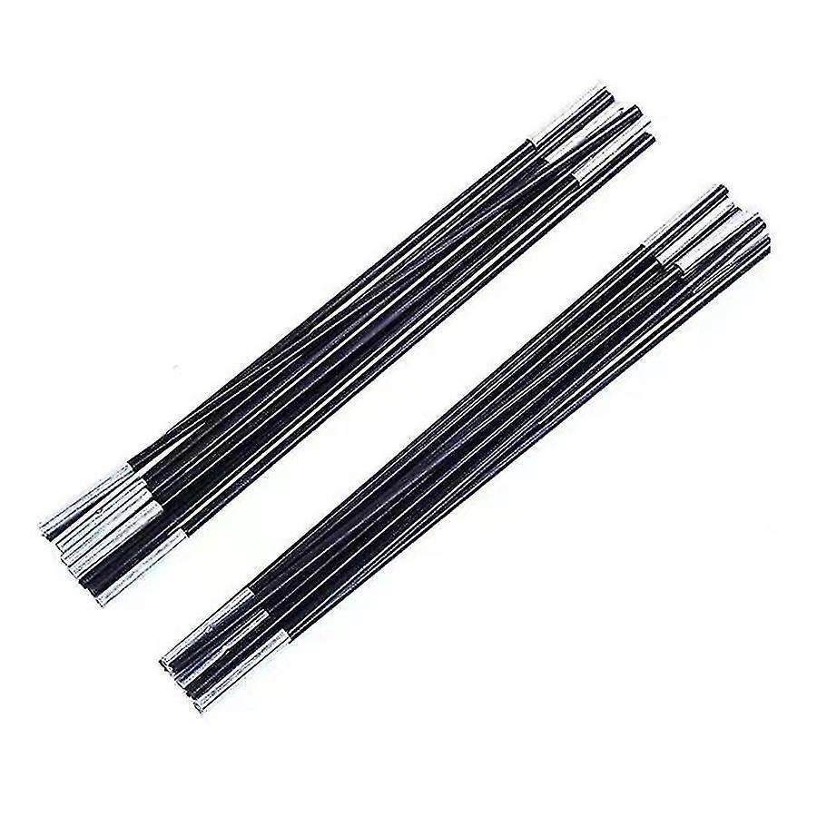 Riyan Universal Trampoline Fibre Glass Rods To Replace Top Pole / Metal Ring - W/ Caps 13 feet