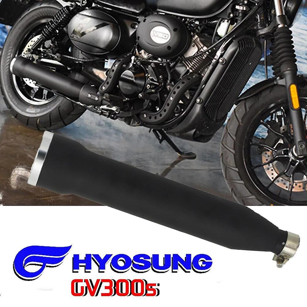 Muggyz Slip On For Exhaust Hyosung Gv300s Gv300 Motorcycle Modification Straight Up Sound Muffler Muffler Exhaust Pipe