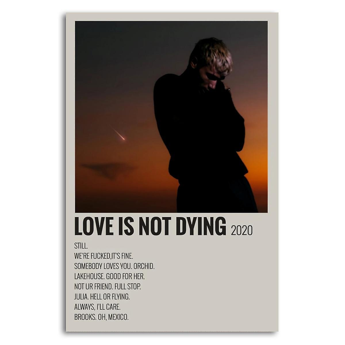 Gamurry Love is not dying2020-Jeremy Zucker (1) Poster for Room Aesthetic Poster Decorative Painting Canvas Wall Art Living Room Posters Bedroom Pa...