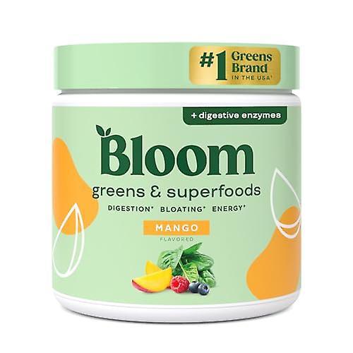 Bloom nutrition superfood greens powder mango flavor 30 servings