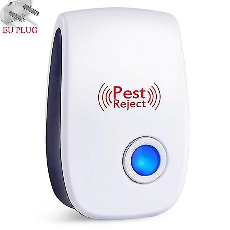 Shinestar 1-6pcs Electronic Ultrasonic Pest Repeller Rat Mice Control Fly Reject 1 PCS EU-Plug