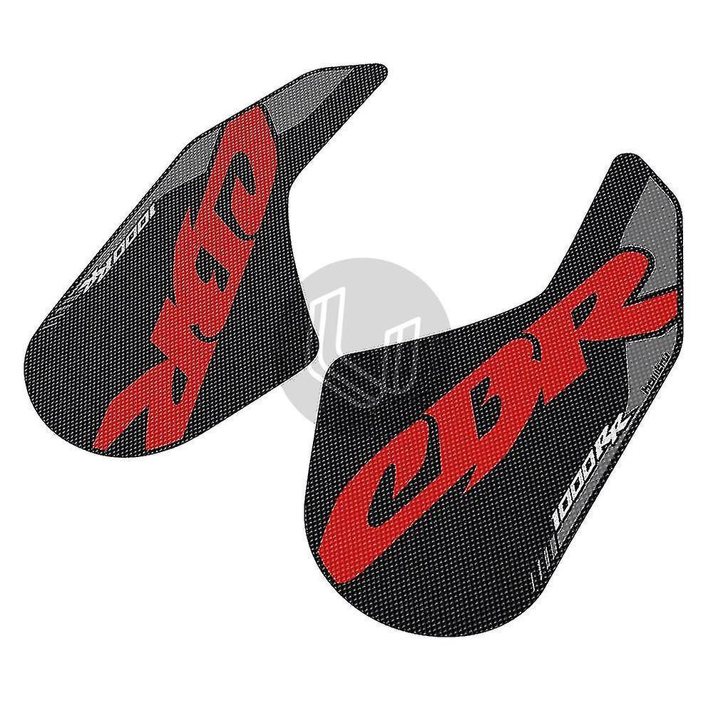 Tianzun Motorcycle Tank Pad Protector Sticker Decal Anti-slip Gas Knee Grip Tank Traction Pad Side For Honda Cbr1000rr 2004-2007 Black