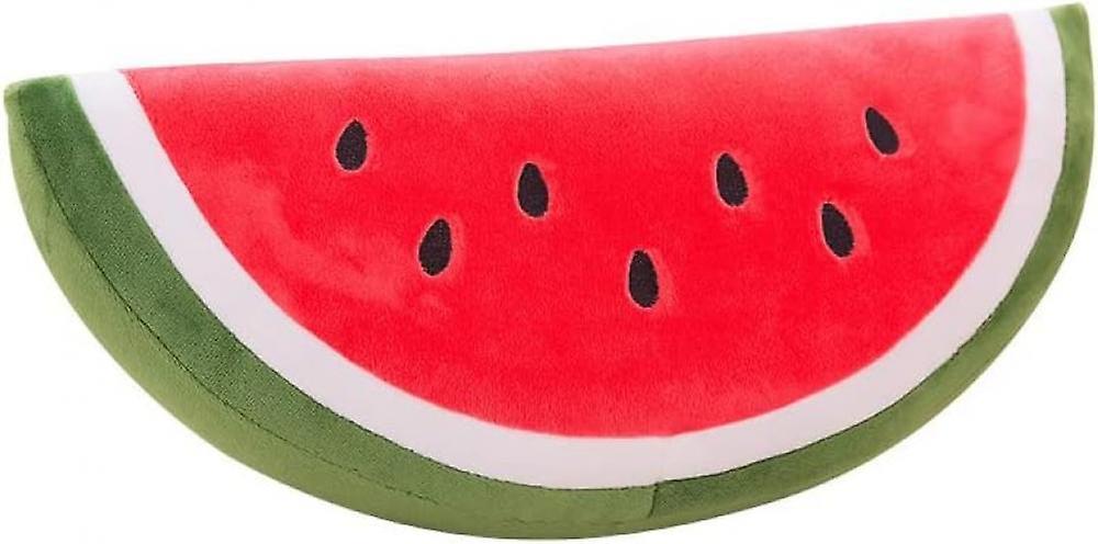 Ssrg 11.8" Watermelon Plush Pillow,Hugging Stuffed Fruit Plush Toy Gifts for Kids