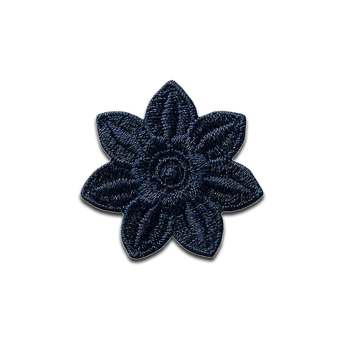 Mono-Quick Flower Blossom Plant - Patch, iron-on patch, iron on, size: 3.1 x 3.3 cm