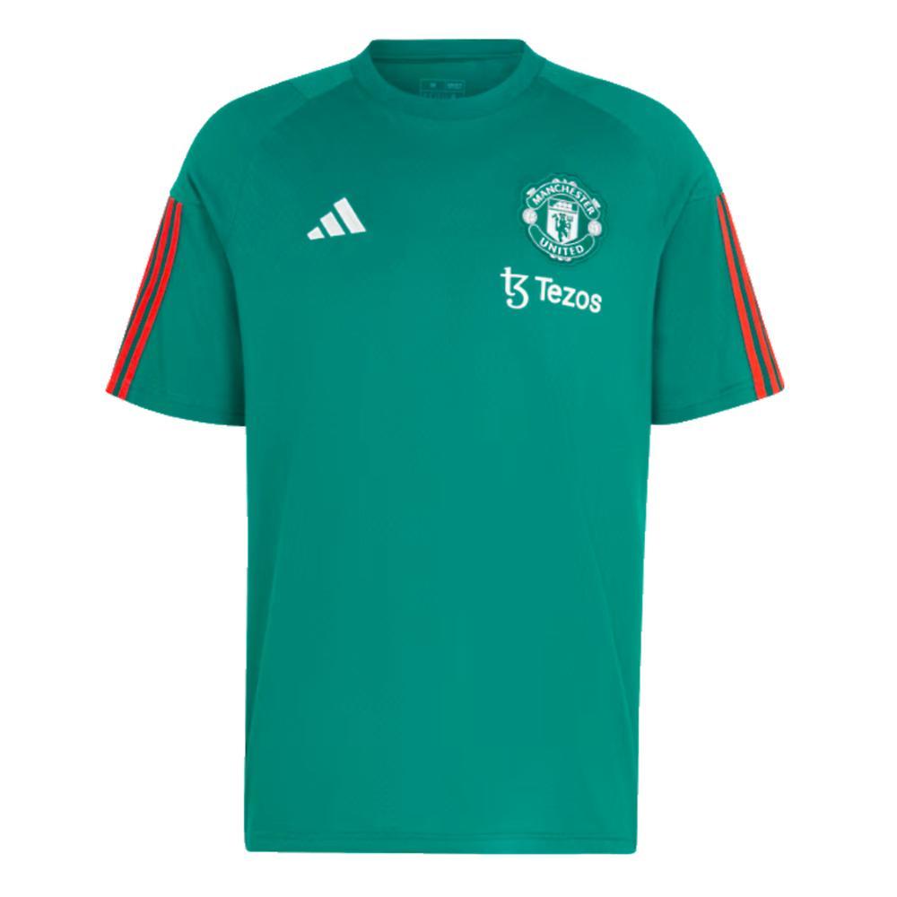 Adidas 2023-2024 Man Utd Training Tee (Green) XXL 46-48 inch Chest