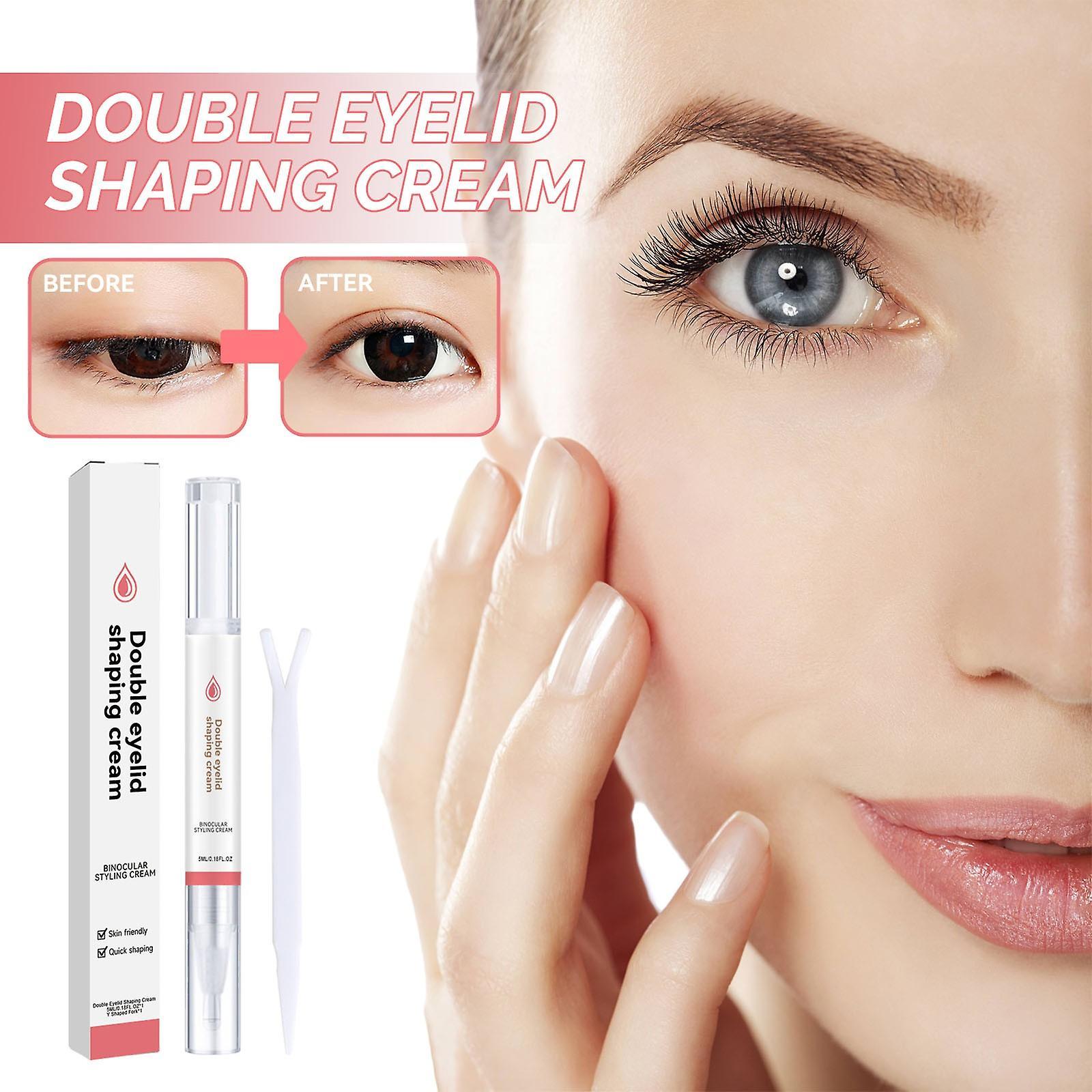 Kakanwo Double Eyelid Styling Cream Long Lasting Invisible Double Eyelid White Free Size