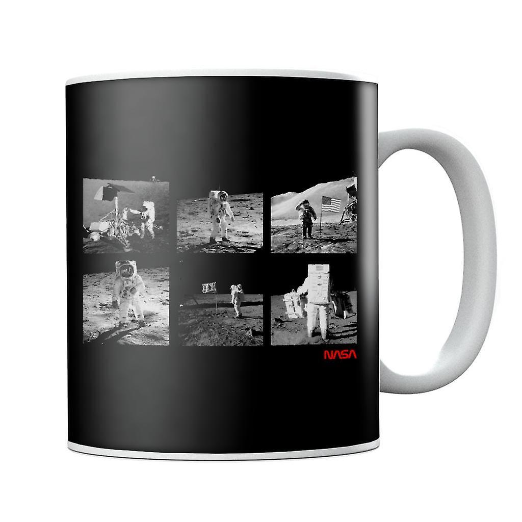 NASA Apollo 11 Landing Photos Mug Black 10oz