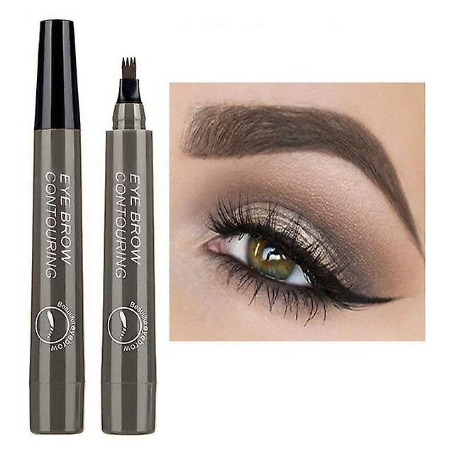 Slowmoose Microblading Eyebrow Pen, Fork Tip, Tattoo Pencil Waterproof, Long Lasting 04