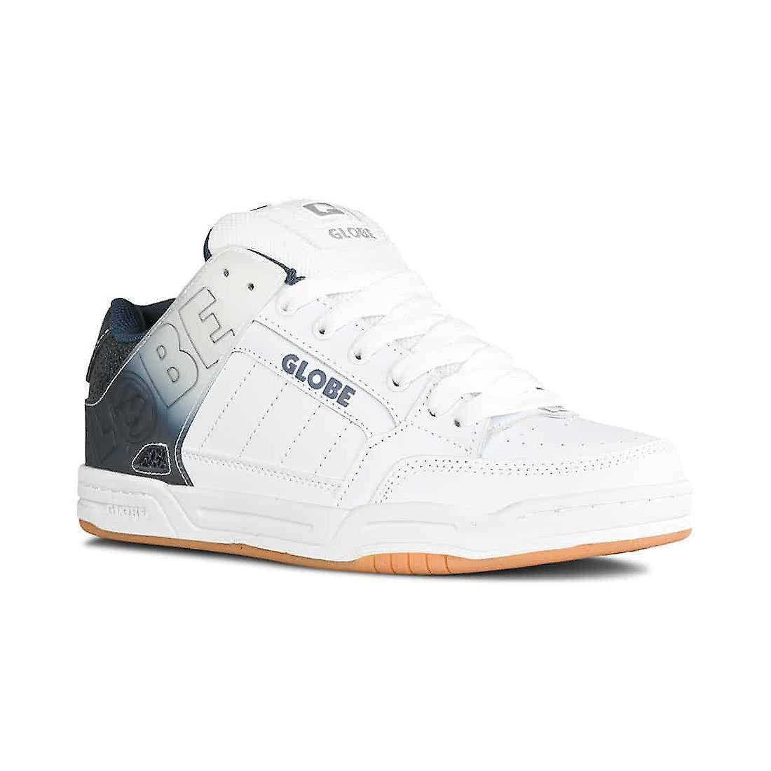 Globe Tilt Skate Shoes - White/Blue Stipple UK 9.5 / EU 44