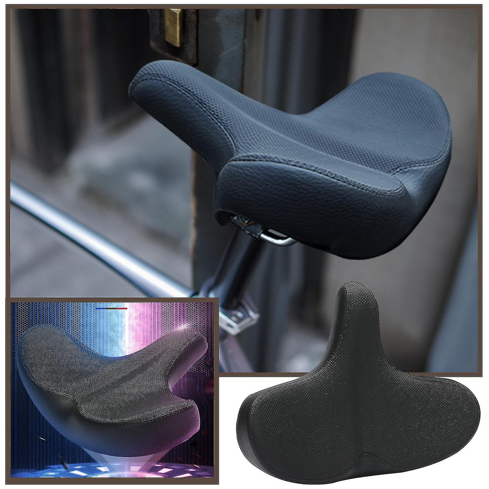 Manchalk Extra Comfort Wide Big Bike Bicycle Gel Sporty Soft Pad Saddle Seat Cushion