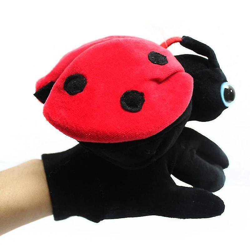 Manchalk Hand Puppet Animal Ladybug Plush Toy Children's Parent-child Toy