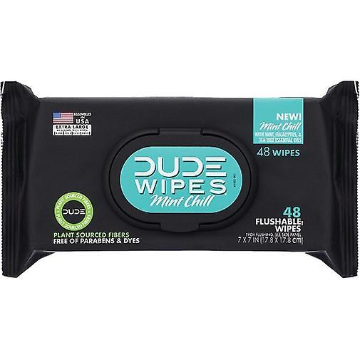 Dude Products Dude Wipes Mint Chill Flushable Wipes