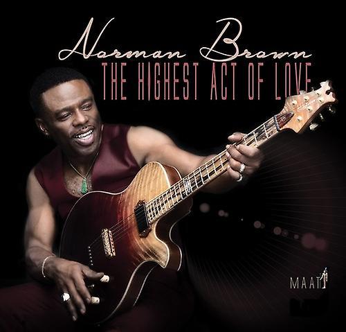 Shanachie Norman Brown - The Highest Act Of Love  [COMPACT DISCS] USA import