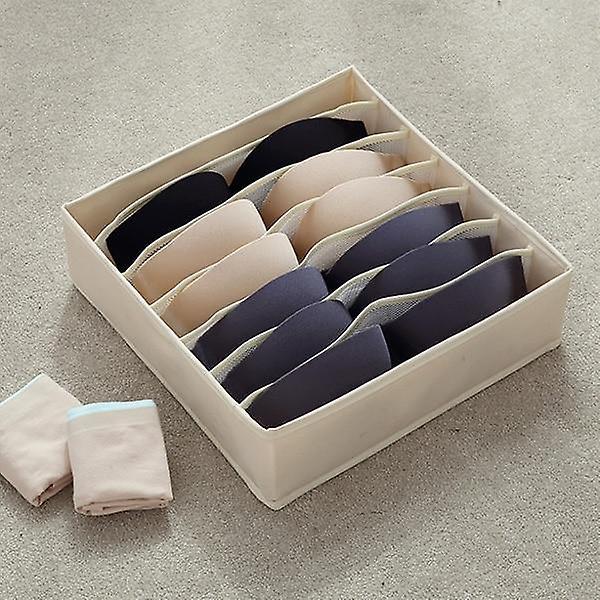 GreenZech Underwear socks organizer box Beige