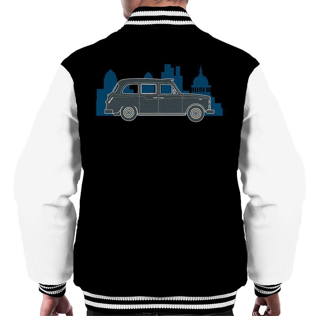 London Taxi Company TX4 Within The City Men's Varsity Jacket Black/White Small