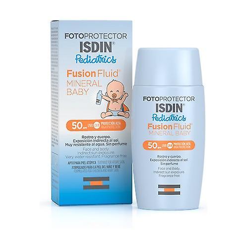 Sun Screen Lotion Isdin Pediatrics Mineral Baby Spf 50 50 Ml