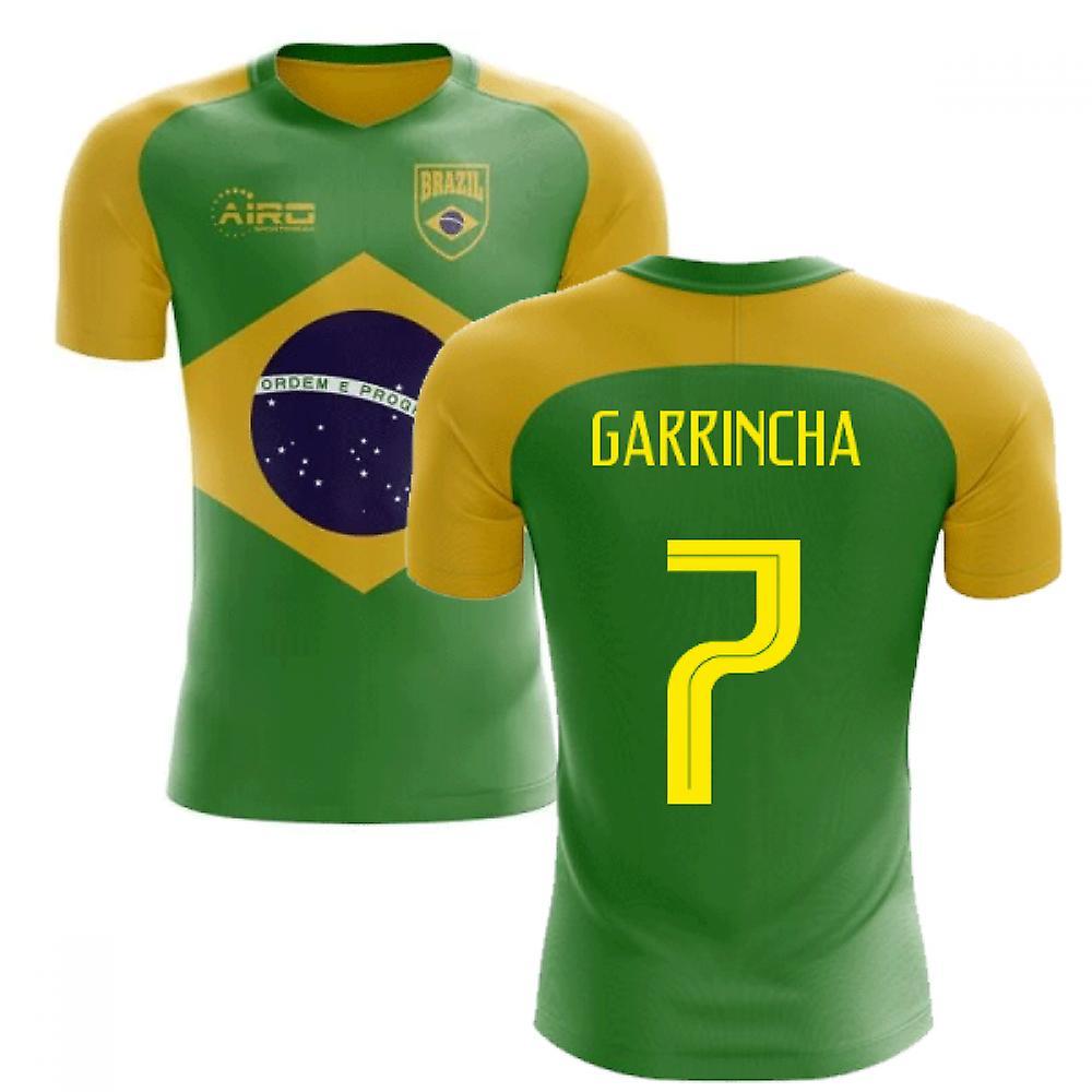 Airo Sportswear 2023-2024 Brazil Flag Concept Football Shirt (Garrincha 7) Green XL