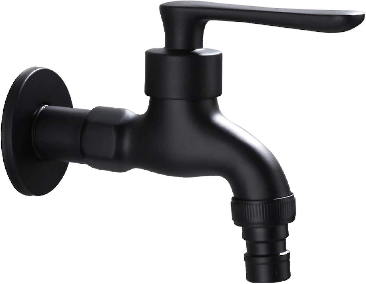 Outdoor Garden Tap Vintage Tap for Cold Water with Single Control Interface (1/2" Outlets - 1/2" Inlet) 1 Converter (3/4"), Suitable for Garden, Washi