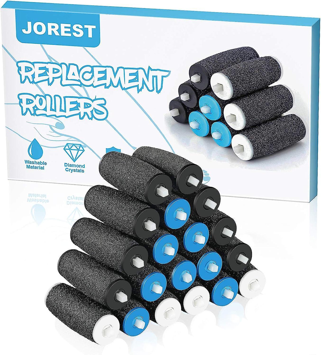 Blackp Scholl Velvet Smooth Pedi replacement roller head refills for the electric callus removers, 3 types of roughness